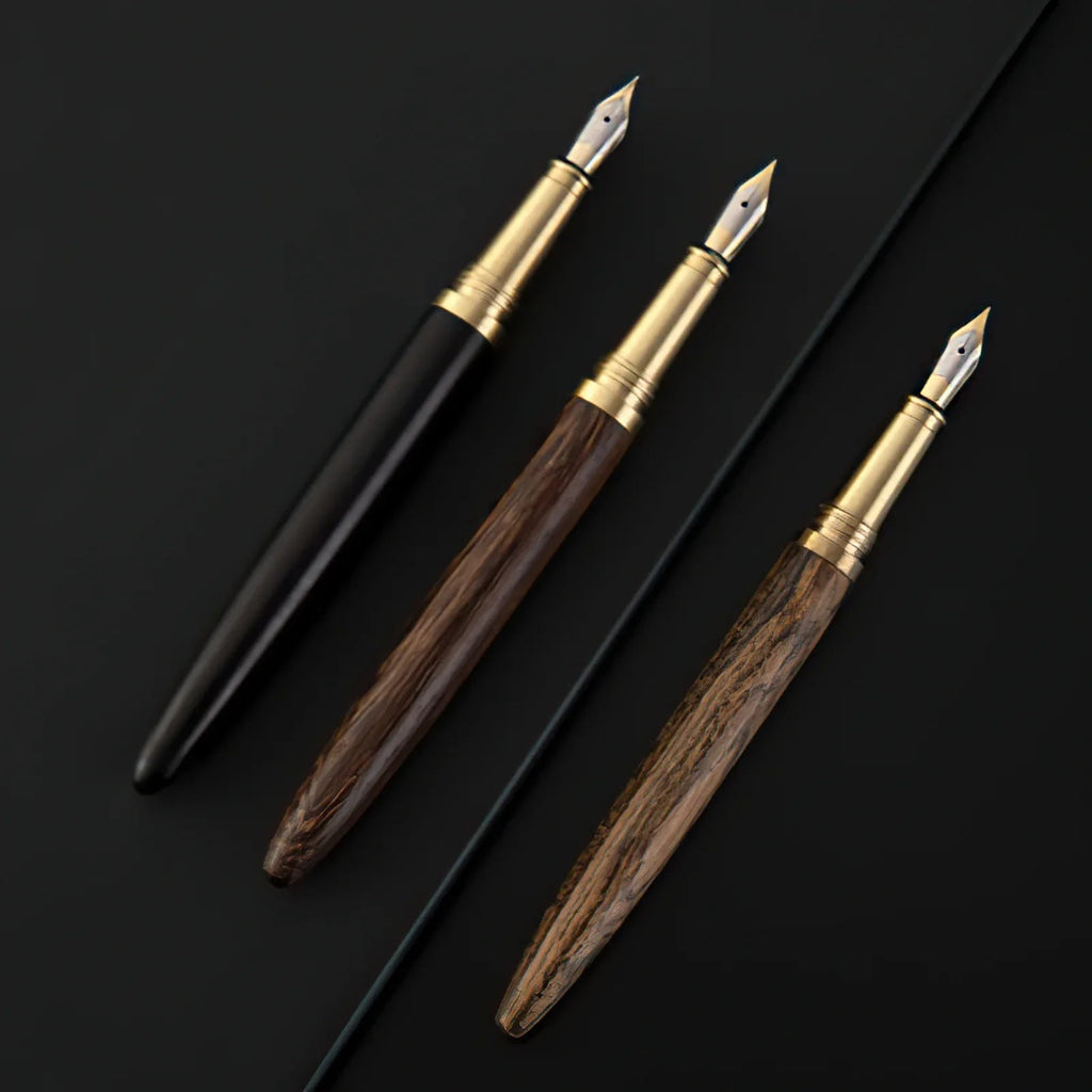 The Hemmingway | Handmade Wood and Brass Fountain Pen
