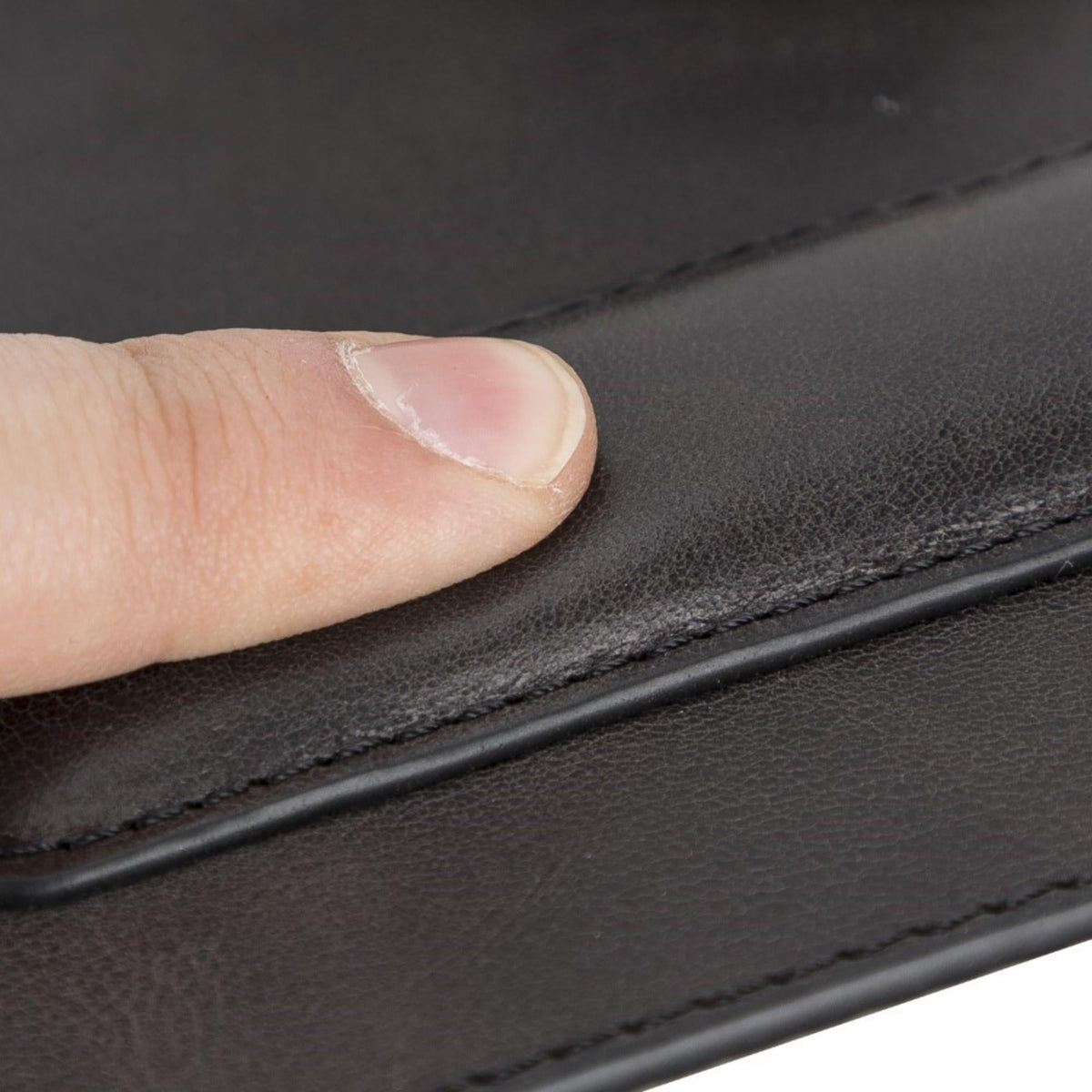 Boulder Full-Grain Leather Mouse Pad with Hand Support